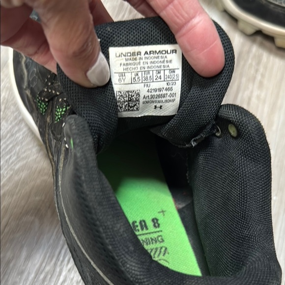 Under Armour Boys Harper Baseball Cleat Size 6 Youth - Picture 2 of 7